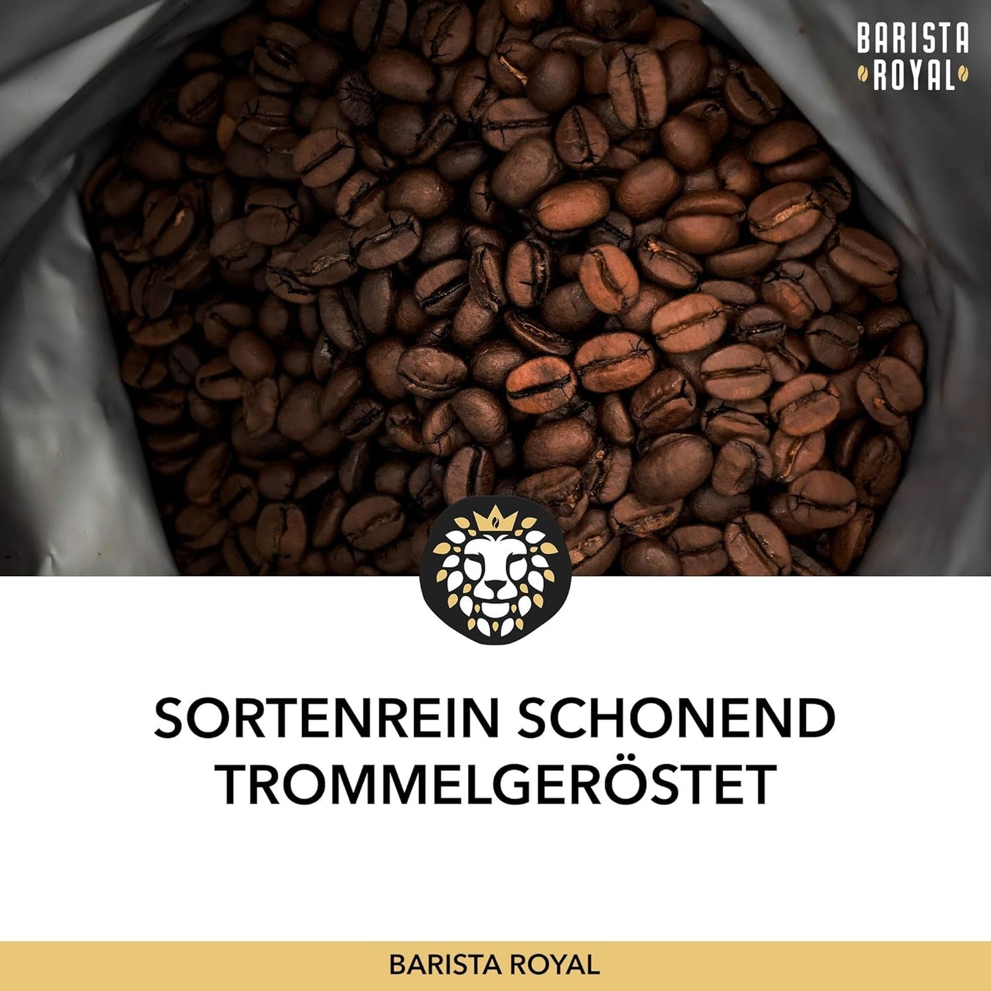 BARISTA ROYAL Bio Espressobohnen 1kg "Gran Señor" | Świeże Kaffeebohnen bezpośrednio z Hondurasu | 100% Arabika Espresso Ganze Bohnen | Idealny do w pełni automatycznych i Siebträger