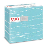 Fato - Serwetki papierowe suche, airlaid, efekt tekstylny, opakowanie 50 serwetek, 40X40 złożone w formacie 4, Tropicana Decor
