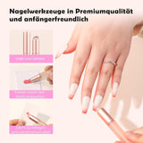 Aokitec 14 Stück Silikon Tool Nägel Pinsel Für Gel Naillac UV, Wiederwendbare Gel Pinsel Für UV Nailack Chrome Nail Powder, Nail Art Zubehör Für Ombre Blush Mirror Effekt, Nägel Selber Machen