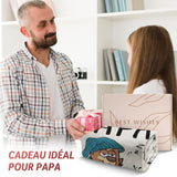 Koc flanelowy Juratar dla taty - prezent na urodziny, dzień ojca i Boże Narodzenie - 152 X 130 cm Łóżka i koce Besuche den Juratar-Store