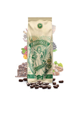 Organiczna kawa espresso, saszetki 250 g - tradycyjna wypalana na opalaniu drewnem, rzemieślnicza - najwyższej jakości organiczne ziarna kawy do automatycznych ekspresów do kawy i kolby