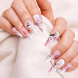 300 Stück Niedlich Blume Nail Charms, 3D Resin Floral Camelie Rose Nägel Charms Mit Perle, Gemischt Größe Bunte Flower Nägel Deko Für Frauen Nail Art Zubehör