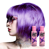 GO TOXIC Półtrwały krem koloryzujący UV do włosów 100 ml (1 opakowanie) Naty Shop Fioletowa farba do włosów 50 ml (2 opakowania)