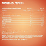 Ironmaxx Phantasty - Kremowa Brzoskwinia Dawka 250G | Wegańskie Geschmackspulver Mit Echten Frucht- Oder Nussstückchen | Perfekter Zuckerersatz Słodziki Naty Shop