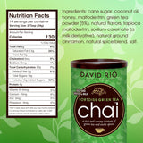 David Rio - Tortoise Green Chai, karton (1 x 398g)