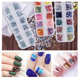8 Boxen Nail Art Strass Kit - Nail Art Gemischt Strass Set, Nagel Kunst Strasssteine ​​​​Gems Perlen Edelsteine ​​​​Bunt Pferdeaugen Strass Für Nageldesign Zubehör Mit 1 Pinzetten Und 1 Strass Picker Für DIY