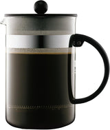 Ekspres do kawy Bodum 1582-01 bistroNOUVEAU (system French Press, można myć w zmywarce), 1,5 litra, czarny