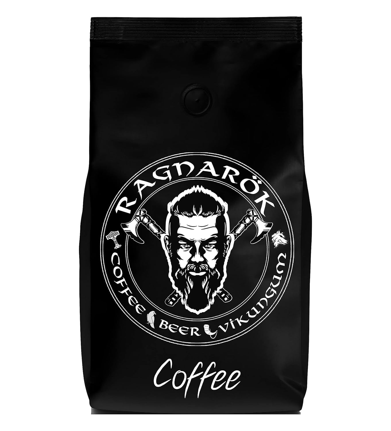 C&T „Ragnarök Coffee” nordischer Röst-Kaffee | 1000g gęsi Bohne | als Espresso & Cafe Crema Trinkbar | kräftig + würzig + aromatyczny | W 100% naturalny z kofeiną