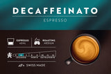 Café Royal Espresso Decaffeinato – kapsułki kawy kompatybilne z Nespresso®, 100% Arabica, Intensität 6/12, Rainforest Alliance, bezkofeinowa, 36 kapsułek