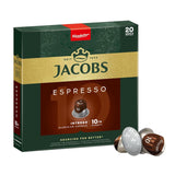 Jacobs Kaffeekapseln Espresso Intenso, Intensität 10/12, 10 x 20 Getränke, kompatybilna z Nespresso* Kaffee Kapseln, 200 Kapseln