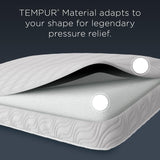 TEMPUR-PEDIC Poduszka Tempur-Cloud Prohi, pianka memory, biały/bogaty ogród, poduszki King Standard Naty Shop