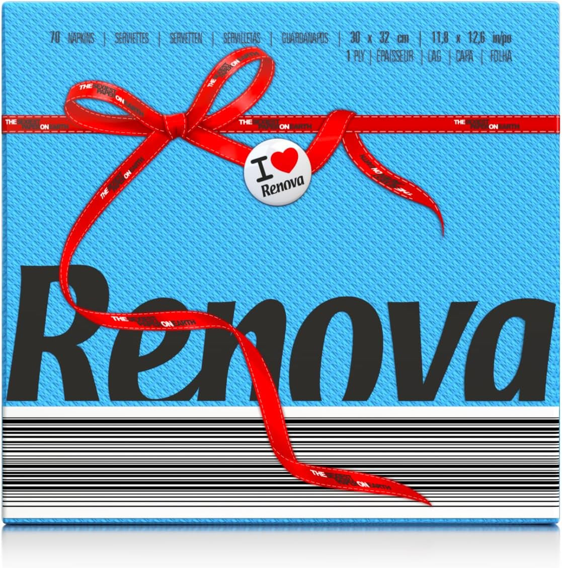 Serwetki papierowe Renova, serwetki Red Label Blue 70