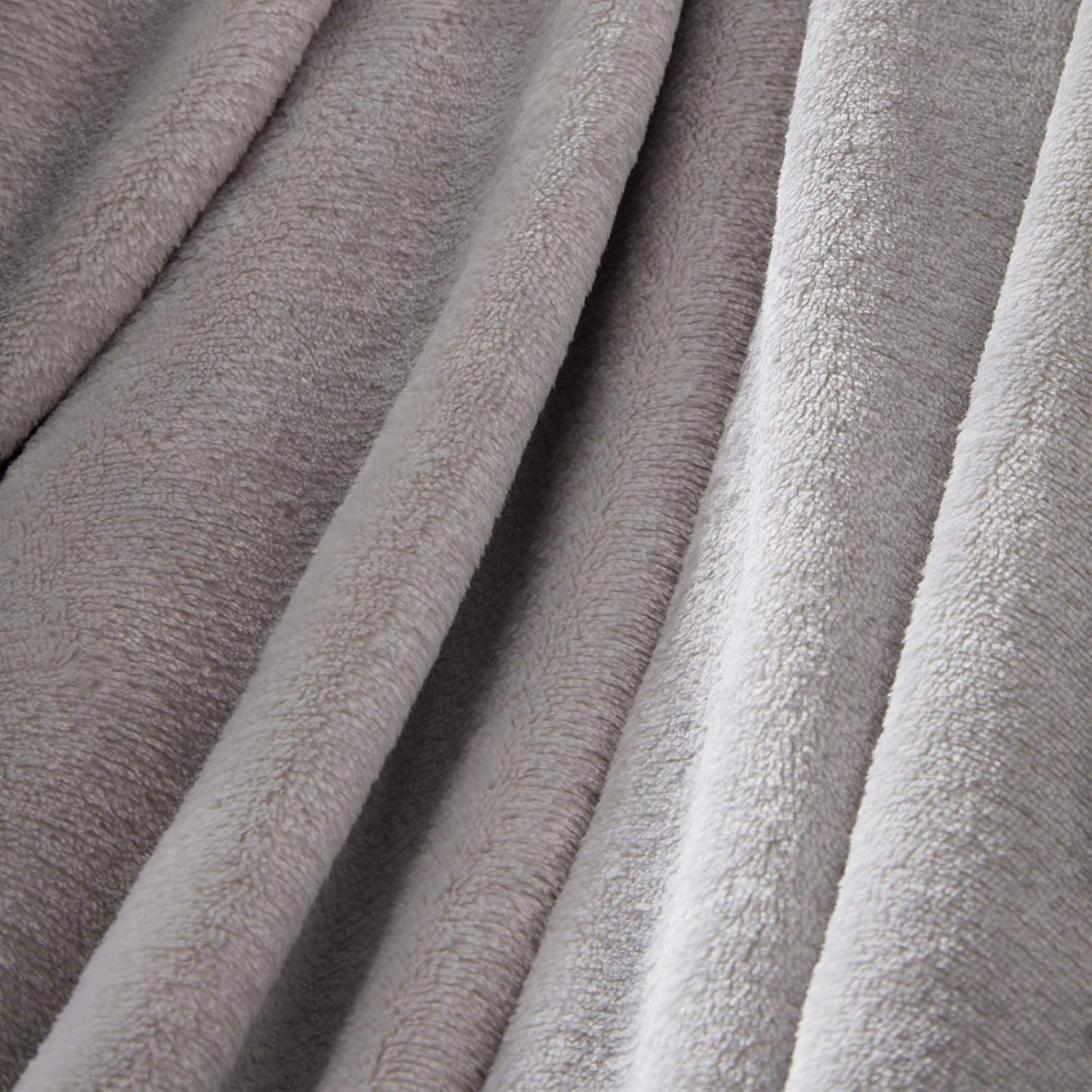 Narzuta z ultra miękkiego polaru Brentford, srebrnoszara, duża podwójna - 150 x 200 cm Łóżka i koce Beuche den Brentfords-Store