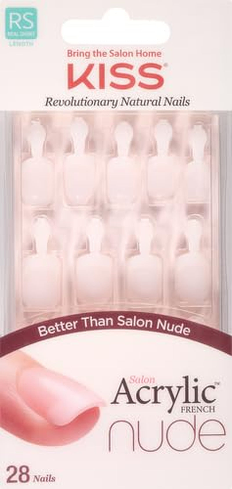 Kiss Nude Nails Niesamowite paznokcie (zestaw 2 sztuk)