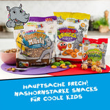 FRECHE FREUNDE KIDS, Bobs & DIKKAs Chrupiące musli kakaowe z bananami, Muesli z chrupiącą czekoladą dla dzieci, o niskiej zawartości cukru, bez dodatków, 100% wegańskie, 6 sztuk (6 x 280g)