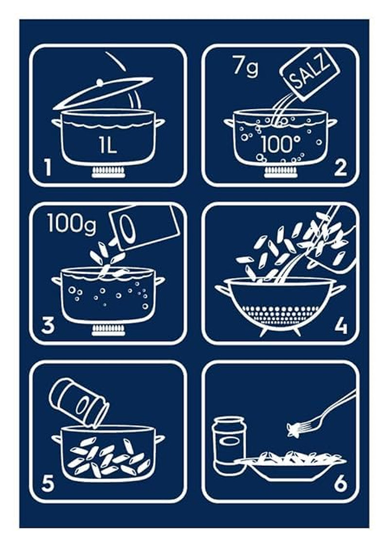 Makaron Barilla Klasyczny Penne Rigate Nr. 73 z wysokiej jakości pszenicy durum, zawsze al dente (1 x 500 g)