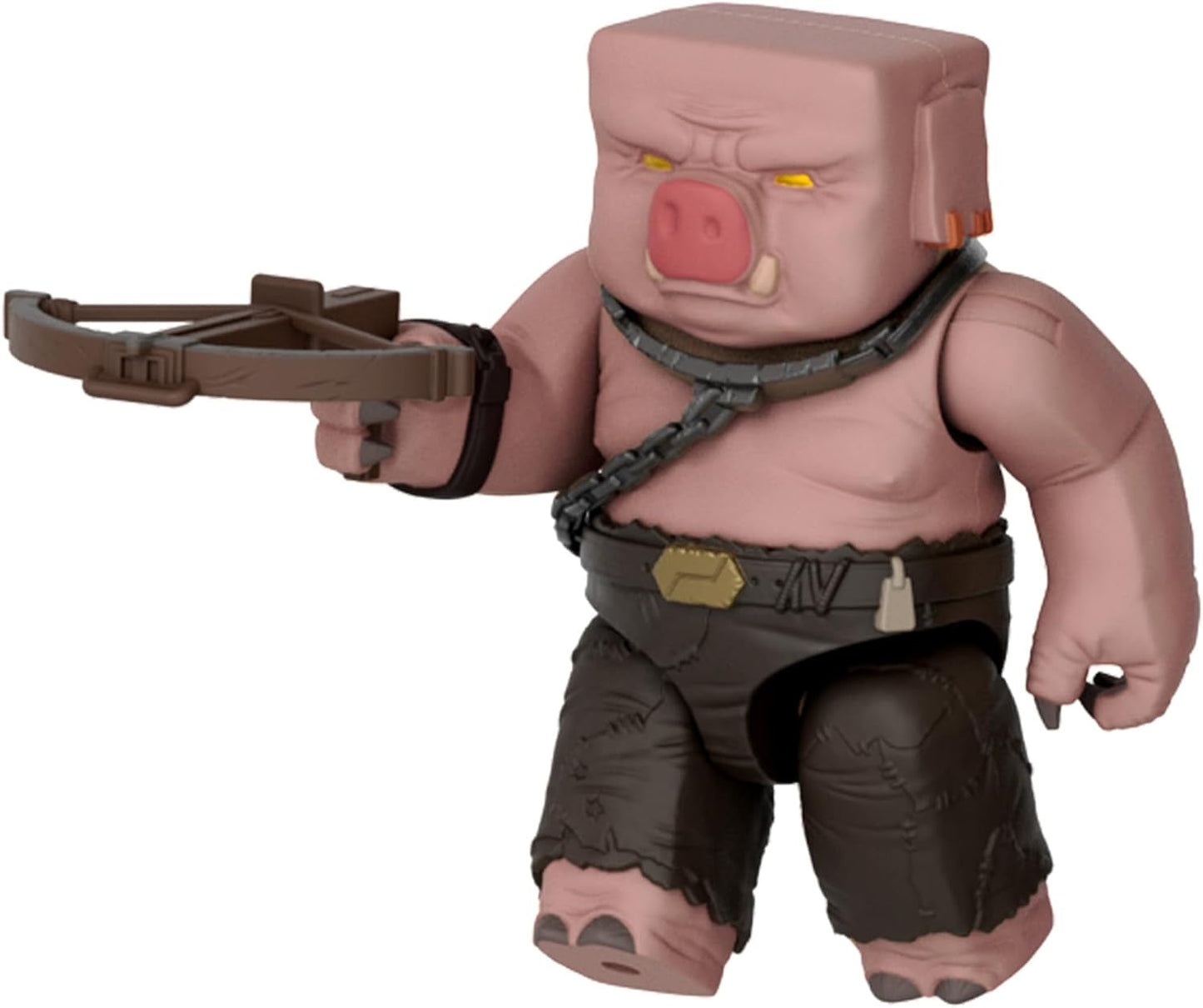 Zestaw figurek Mattel Minecraft, duch z atakiem ognia, światła, hałas, starter i pocisk, wojownik Piglin, inspirowany filmem, figurki JFB69 Naty Shop