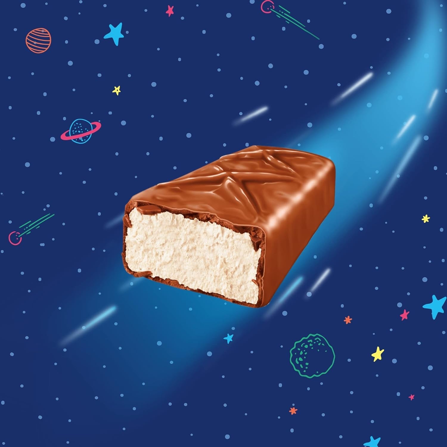 Batony czekoladowe | Krem mleczny | 28 podwójnych batonów w pudełku (28 x 43g)