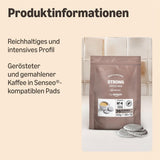 autor: Amazon Starke Pads, geeignet für Senseo-Maschinen, 36 Stück (1 Packung mit 36 ​​​​Stück) – Rainforest Alliance-zertifiziert