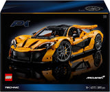 LEGO Technic Mclaren P1 Super Zestaw samochodów sportowych dla dorosłych Fani samochodów Prezent V8 Silnik tłokowy 7-biegowa skrzynia biegów Model samochodu w skali Zestaw samochodzików zabawkowych 42172 Zestawy do budowania Besuche den LEGO-Store