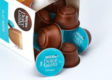 NESCAFÉ Dolce Gusto Flat White, 48 Kaffeekapseln, Arabica i Robusta Bohnen, Cremig-Milchiger Genuss, Kaffeekreation, Coffee-Shop Trend, Aromaversiegelte, opakowanie 9 sztuk (3x16 Kapseln)