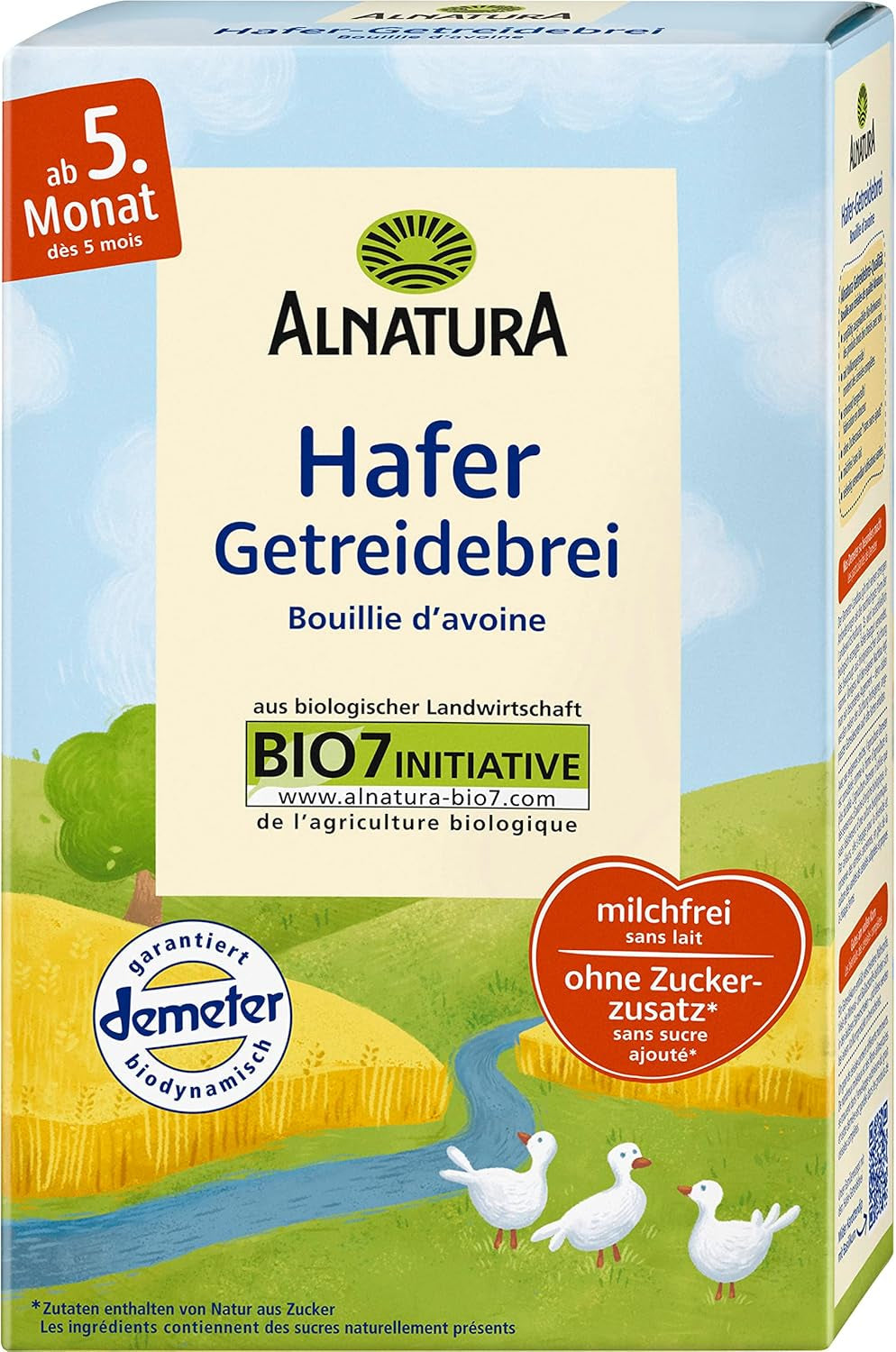 Ekologiczne płatki owsiane po 4 miesiącu, 250 g
