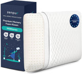 Ortopedyczna poduszka pod szyję ZenPur 40x60-13cm, poduszka pod głowę z pianki memory - ergonomiczna poduszka do spania na szyję i ramiona, certyfikat Oeko-TEX