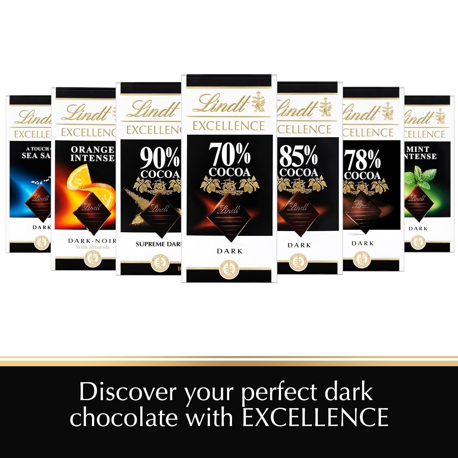 Czekolada Lindta | Baton EXCELLENCE 85% Kakao | 100g | Ekstra ciemna czekolada | Wegański batonik czekoladowy