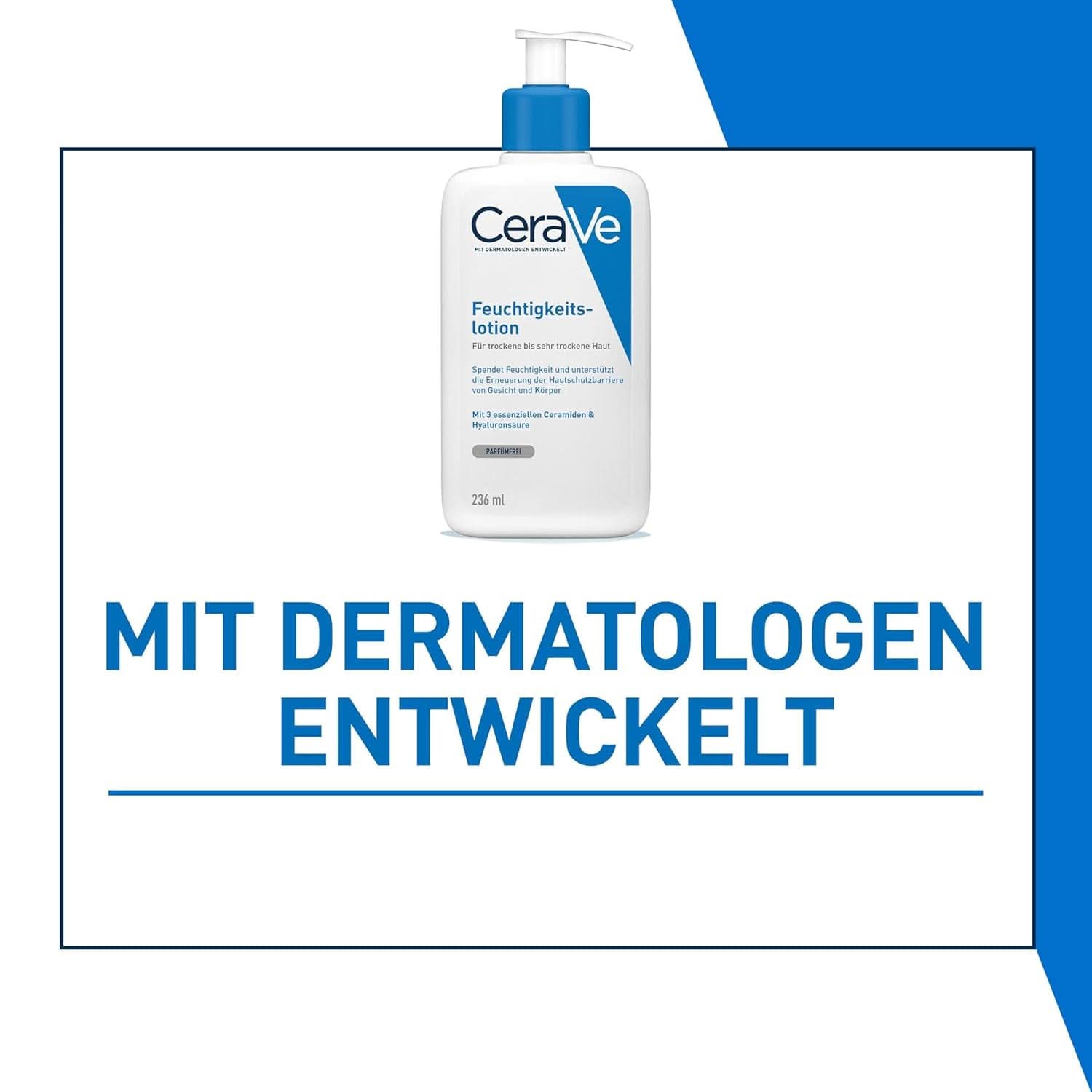Cerave balsam do ciała z pompką dozującą, odpowiedni do atopowego zapalenia skóry oraz skóry suchej i bardzo suchej, 236 ml Sklep Kosmetyki i Urody Naty