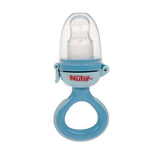 Nuby Silikonowy podajnik owoców Nibbler - Podajnik owoców dla niemowląt 6 miesięcy i małych dzieci - Gryzak do owoców, warzyw i przecierów - Bez BPA - Różowy - 6+ miesięcy