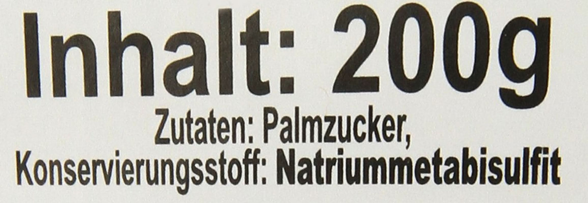Palmzucker, Scheiben (1 X 200 G) Słodziki Naty Shop