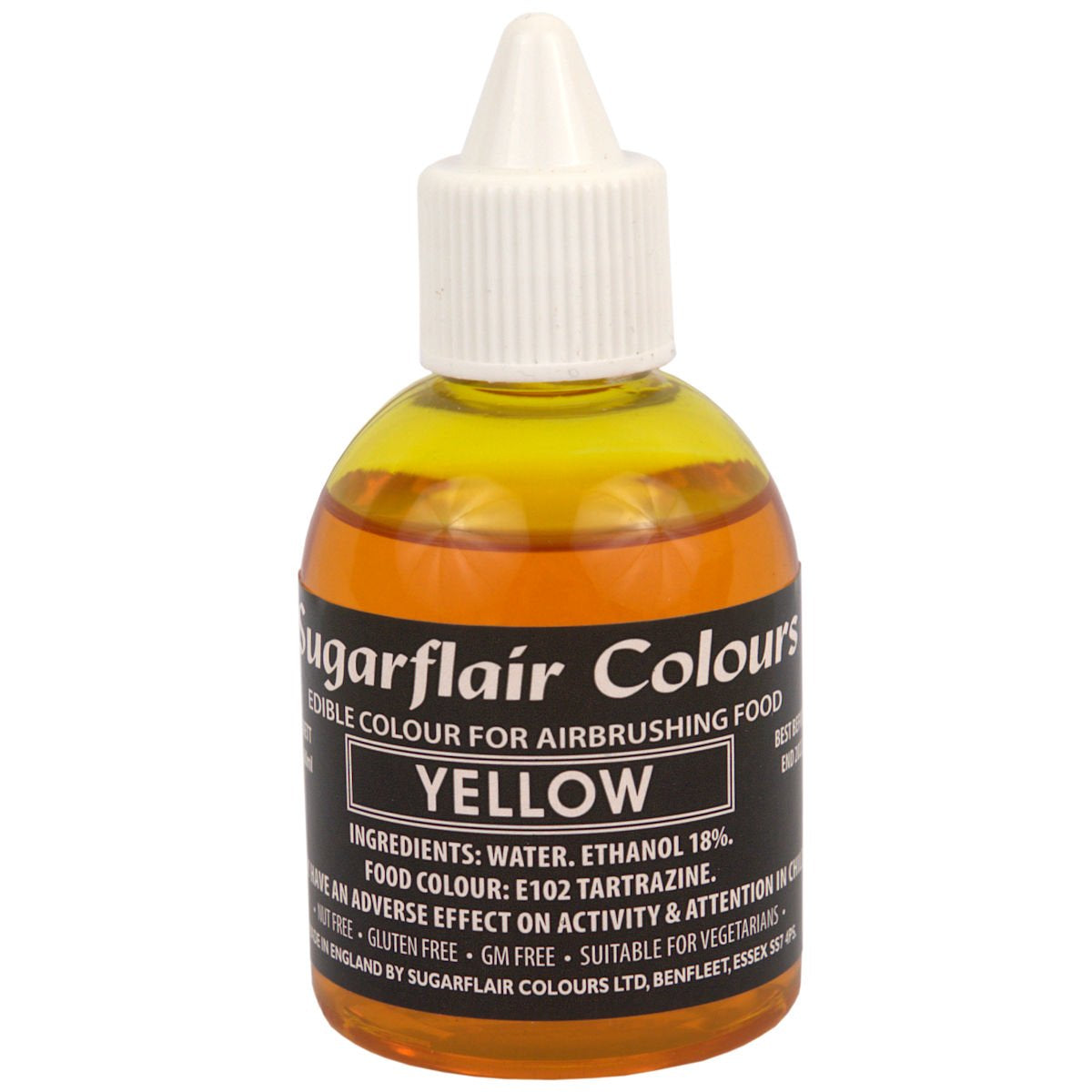 Barwnik spożywczy Sugarflair Deep Red - jadalny barwnik spożywczy w płynie, barwnik aerografowy do ciast, babeczek, lukru i dekoracji ciast - 60ml