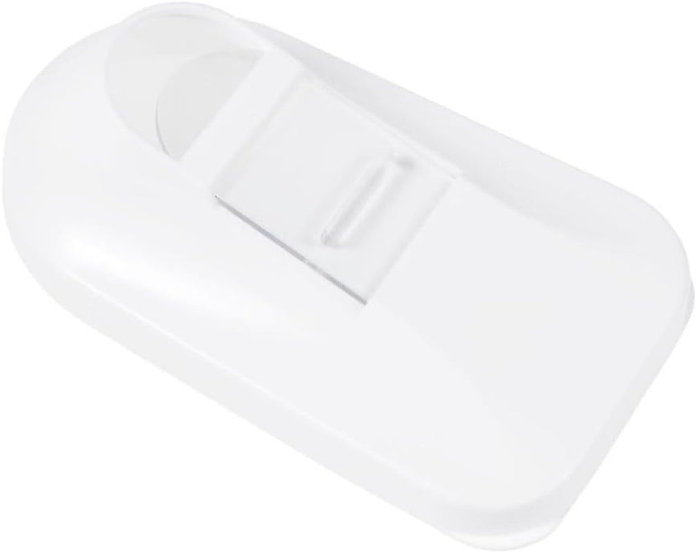 Pojemnik do nalewania keeeper na suche zapasy, płynna regulacja pokrywy dozującej, plastik, 500 ml, 8 x 4,5 x 15 cm, Paola, biały Pudełka do przechowywania żywności Naty Shop
