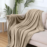 Puszysty koc Komfortec, wygodny koc, koc polarowy, certyfikat Oeko-Tex, super miękki, 150X200 cm, 260 G/M², beżowy Łóżka i koce Besuche den Komfortec-Store