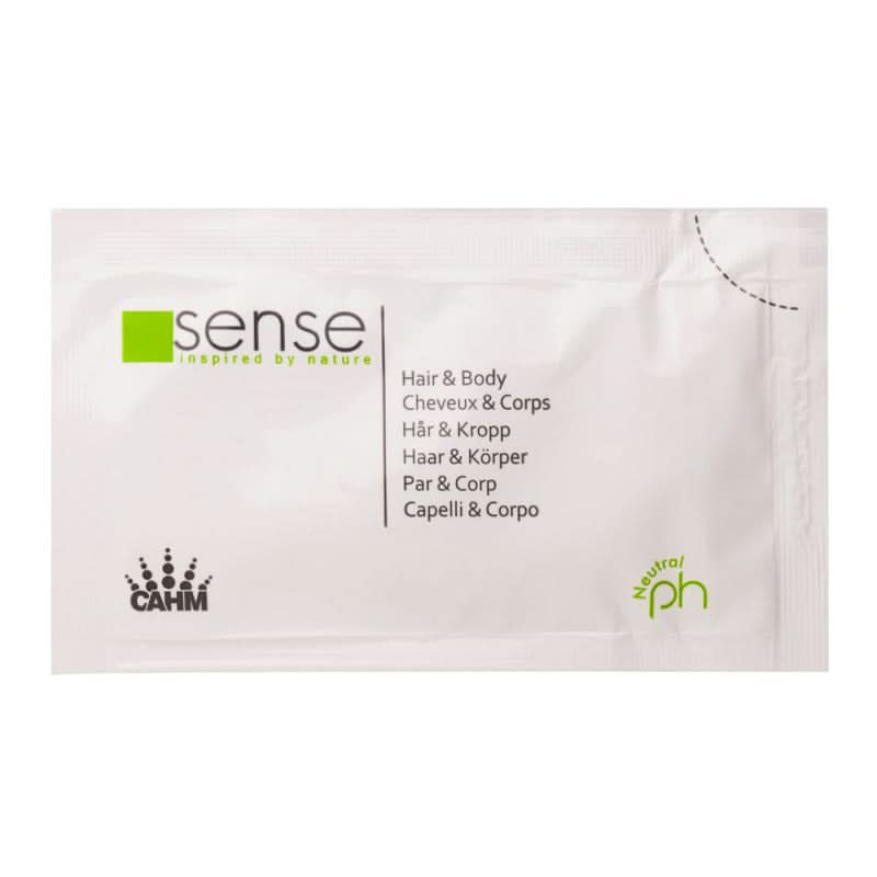 Szampon i hotelowy żel pod prysznic Sense 2 w 1: szampon i żel pod prysznic - 10ml Naty Shop Hotel Cosmetics