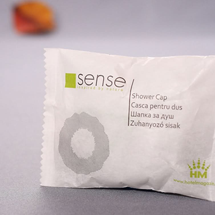 Czepek prysznicowy Sense, 250 sztuk Naty Shop Hotel Cosmetics
