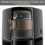 Krups 3Mix 7000 Mikser ręczny 60 Jahre Special Edition, 500 Watt, Knet- Und Rührhaken Aus Edelstahl, Langes Netzkabel, Zubehörtasche, F6085811, Schwarz/Kupfer Kitchen Naty Shop
