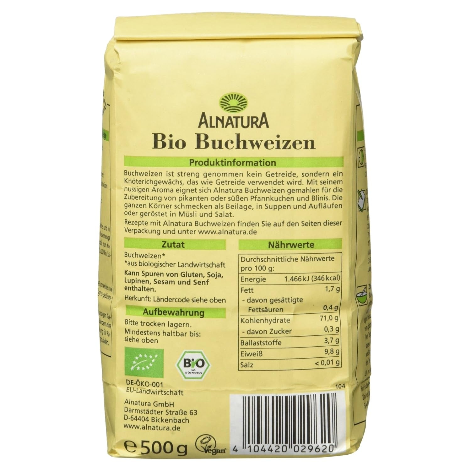 Ekologiczna kasza gryczana, 500g
