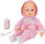 BABY Born Hannah Play with Me - Lalka Baby z 5 funkcjami - Korpus z miękkiego materiału wraz z akcesoriami - Lalka 36 cm - Zasilanie bateryjne - Odpowiednie dla dzieci od 1 roku