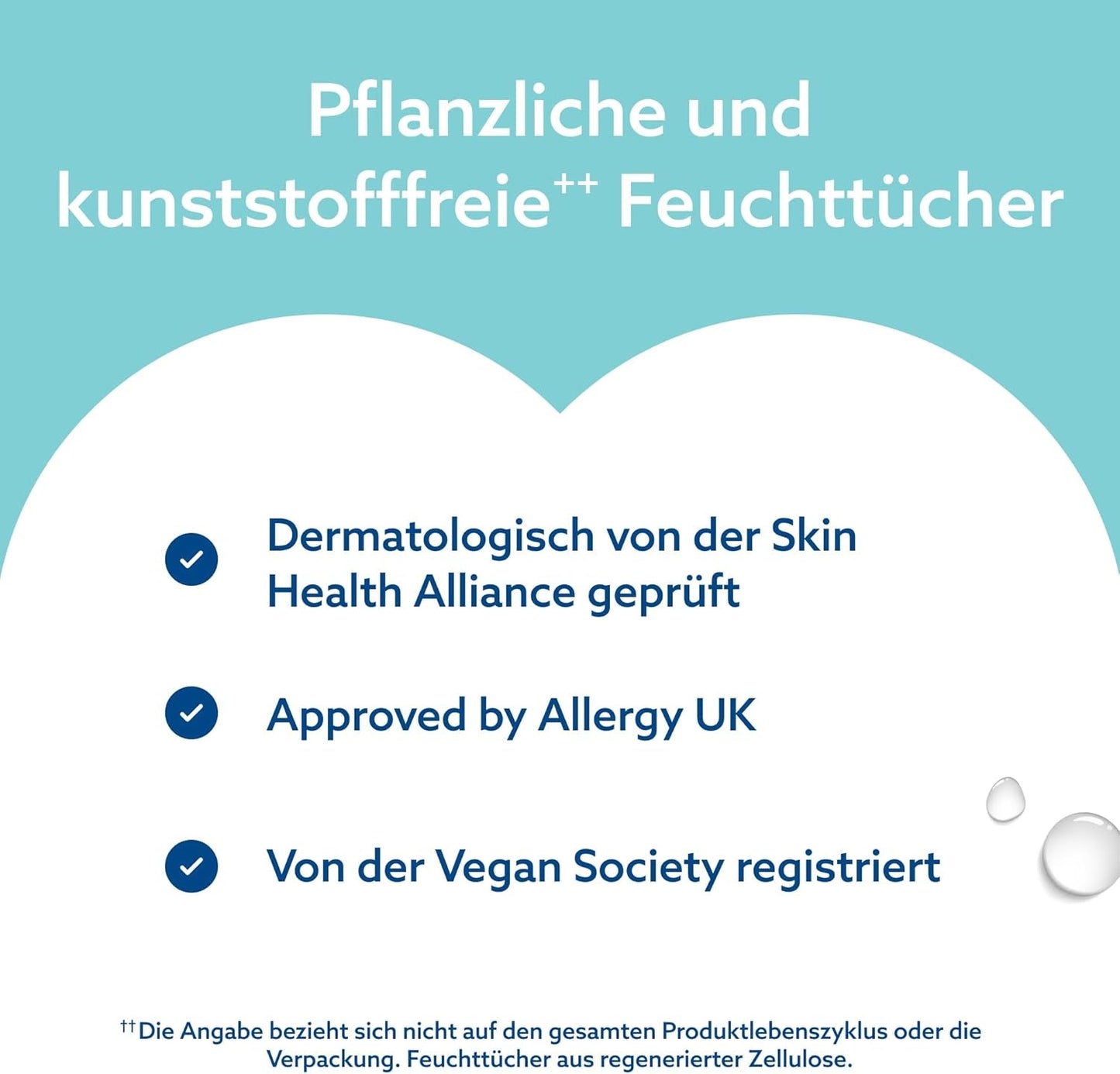 Chusteczki nawilżane WaterWipes Sensitive+ On The Go, 100 chusteczek (10 szt.), 3 w 1 czyści, pielęgnuje, chroni, 99,9% wody, chusteczki bezzapachowe