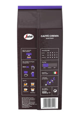Segafredo Zanetti Caffè Crema Gustoso – Całe ziarna (opakowanie 1 kg) – Nadaje się do Caffè Crema – Kawa ziarnista długo i ciemno palona, ​​pełny i intensywny smak (2 sztuki w opakowaniu)