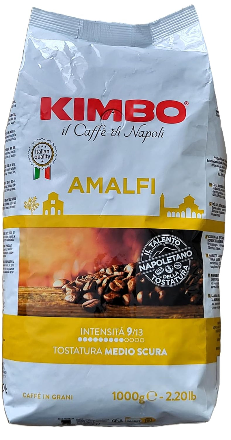 Kawa ziarnista Amalfi (100% Arabica), średnio palona, ​​worek 1 kg