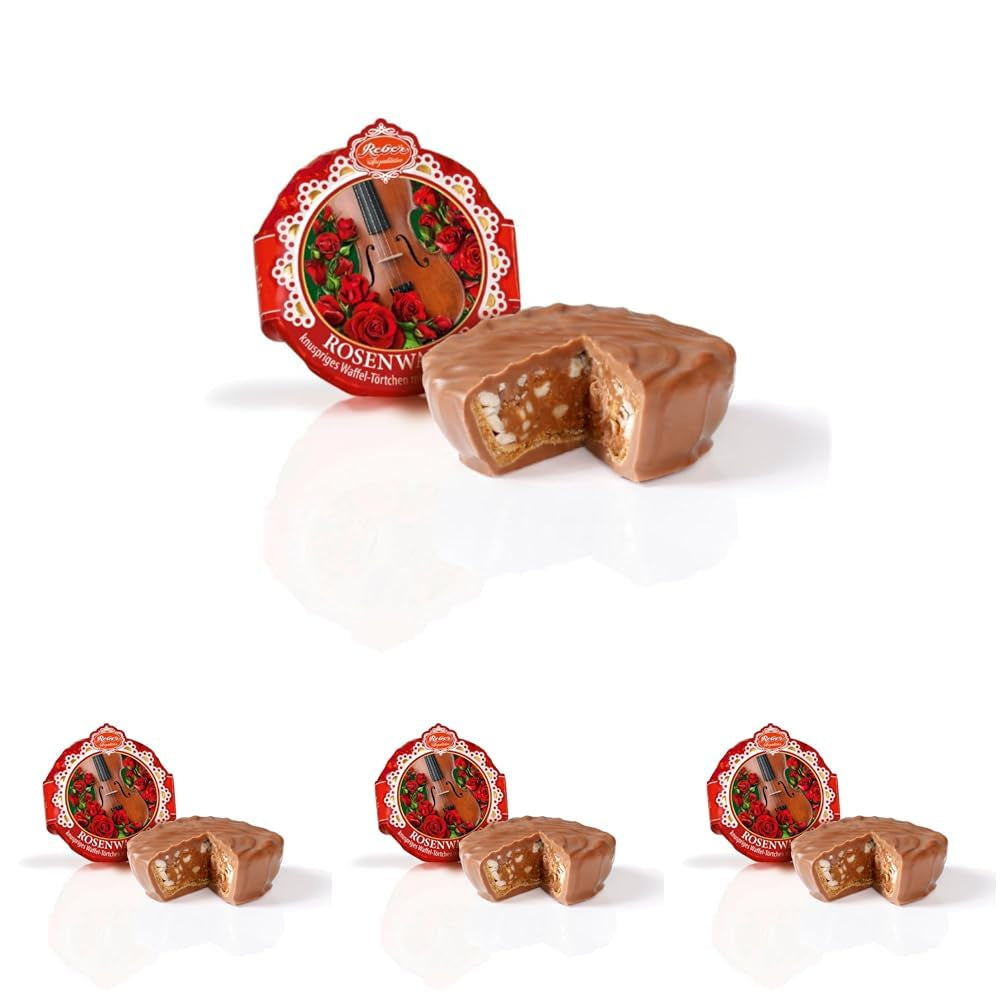 Reber Bites Chocolate and Truffle Pie, trufle brandy na kremowym nugacie, oblane delikatną alpejską czekoladą mleczną, 40g (1 szt.)