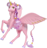Simba 109480092 - Mia and Me Unicorn Kyara, z ruchomymi skrzydłami, spinkami do włosów i szczoteczką do stylizacji, 20 cm, od 3 lat, różowe lalki Naty Shop