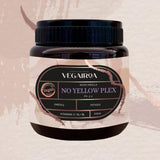 VEGAIROA - No Yellow Plex Mask - Maska neutralizująca dla żółtych i pomarańczowych tonów - Pielęgnacja nawilżająca - Fioletowy pigment - Profesjonalny wegański produkt do włosów - 275 g Naty Shop maska do włosów