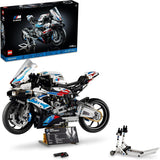 LEGO Technic Model motocykla BMW M 1000 RR Zestaw modeli dla dorosłych jako prezent rękodzielniczy dla mężczyzn i kobiet Wystrój domu lub biura 42130 Zestawy do budowania Besuche den LEGO-Store Single
