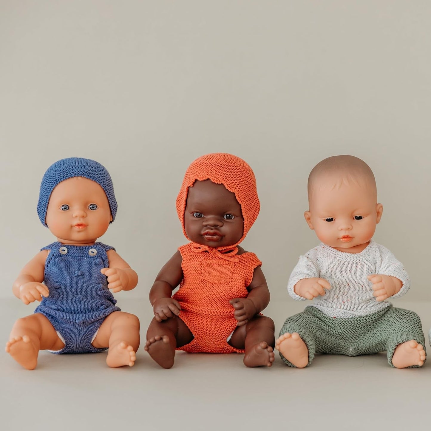 Lalka Miniland Baby, afrykański chłopiec, 32 cm, anatomicznie poprawna