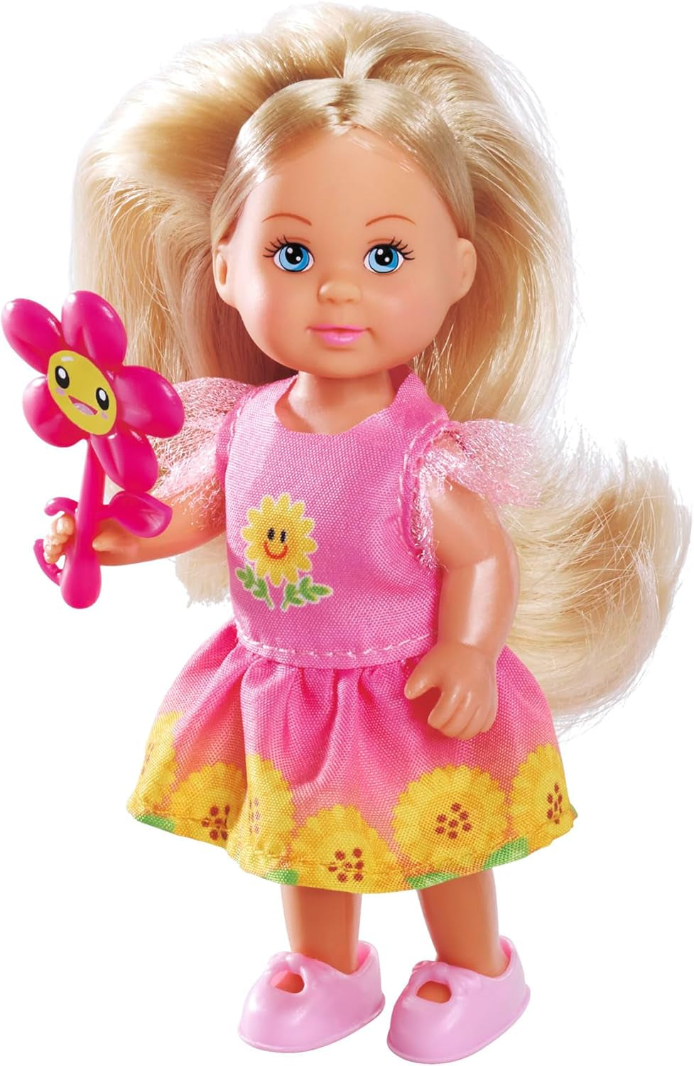 Simba Evi Love Flowers, różne 2 odmiany Tylko jedna pozycja zostanie wysłana lalka w uroczej kwiatowej sukience z kwiatkiem 12 cm Play Doll Wiek 3+
