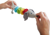 HABA 304771 - Grzechotka figurka jamnika, materiałowa zabawka dla dziecka z grzechotką, zabawka od 6 miesiąca. Toys Bebe Naty Shop