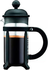 Bodum 1908-01 Ekspres do kawy Java, 8 filiżanek, 1 L, wielowarstwowy, czarny, 10,6 x 16,3 x 24,5 cm, 6 sztuk